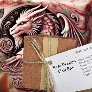 Rose Dragon Goat Milk Soap Bar